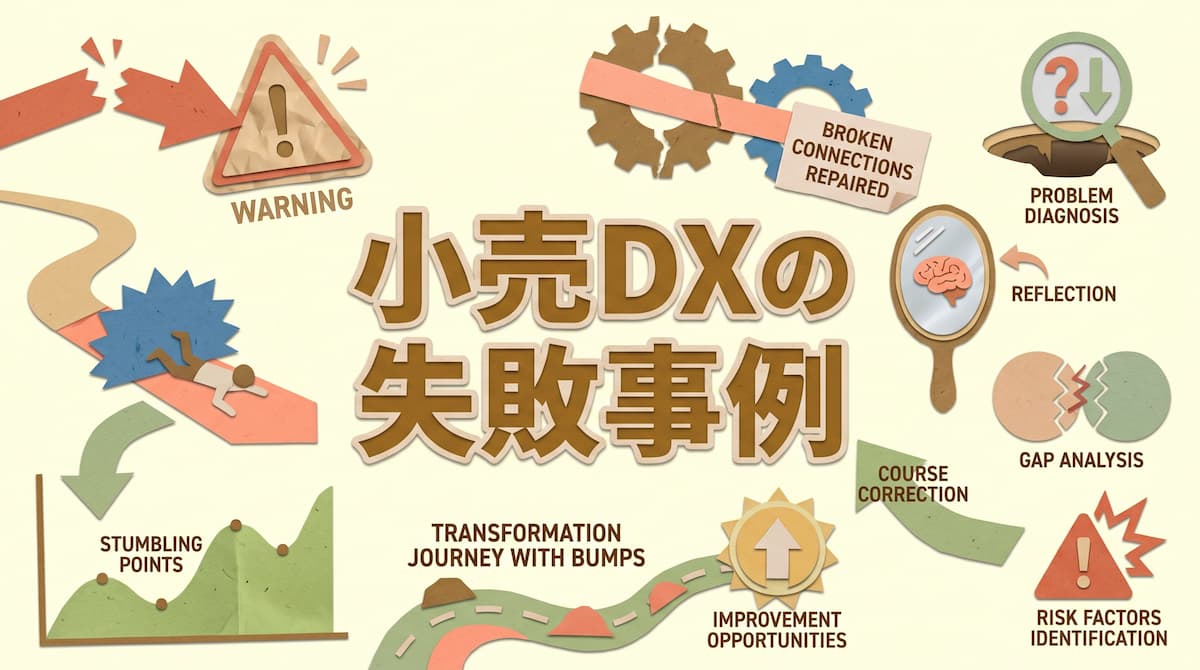 小売DXの失敗事例——11の典型パターンと回避策